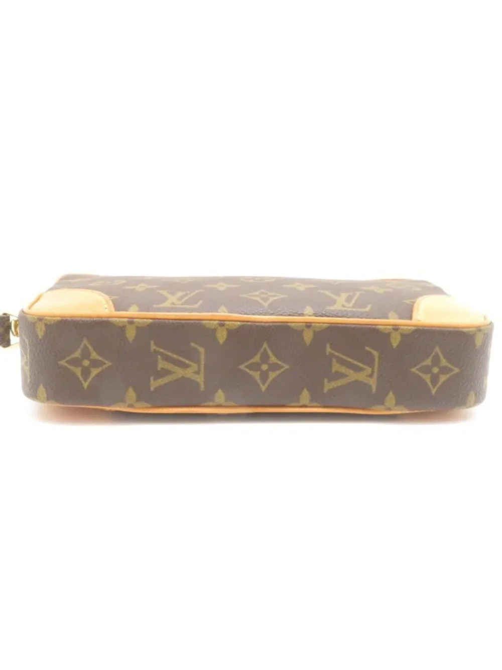 Louis Vuitton Marly Dragonne PM Monogram Handbag Canvas Brown